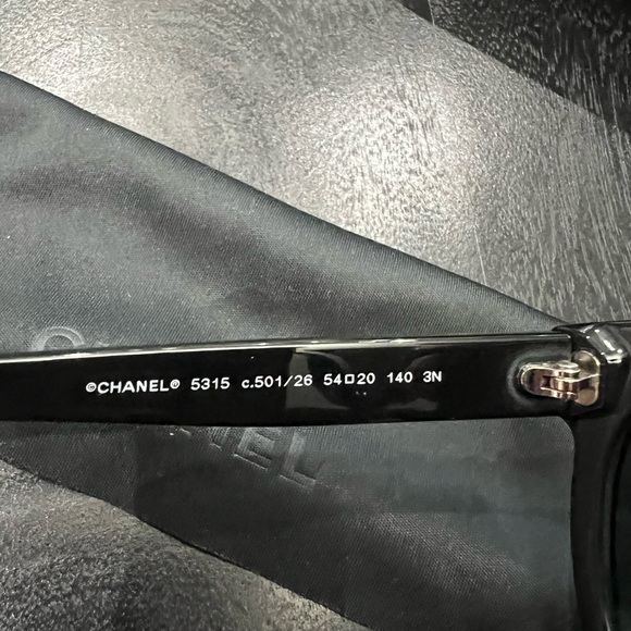 ⭐️💎NWT💎⭐️Chanel Black 5315 CC Pantos Signature Cat-Eye Sunglasses - Picture 8 of 9